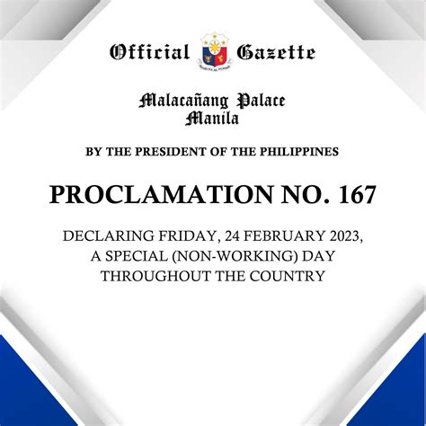 Proclamation No. 202, s. 2023 .